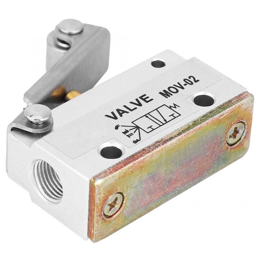 Manual Flush Valve Mov-02 G1/8 Thread Roller Lever Air