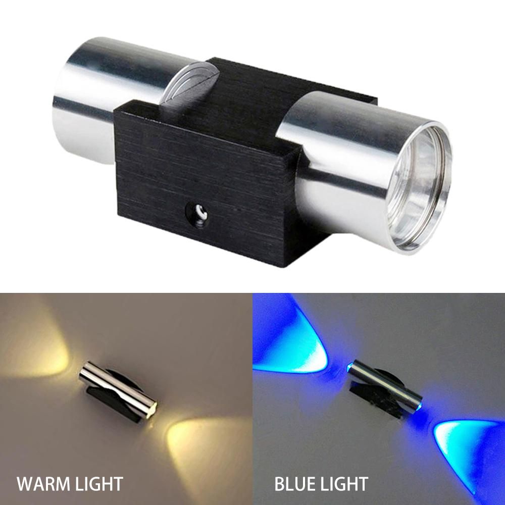 LEDs Wall Lamp Two-Sided Lighting 176-265V Indoor Wall Sconces Aluminum Exterior Lights Fixture for Bedroom Stairs Hallway Living Home Decor