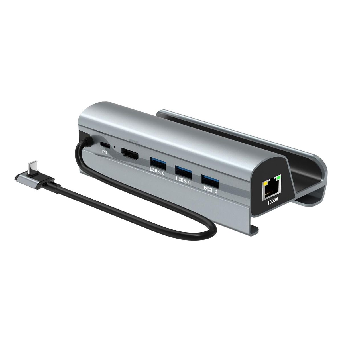 Multiport Adapter Hub Lightweight USB C Hub For Phone Keyboard Monitor