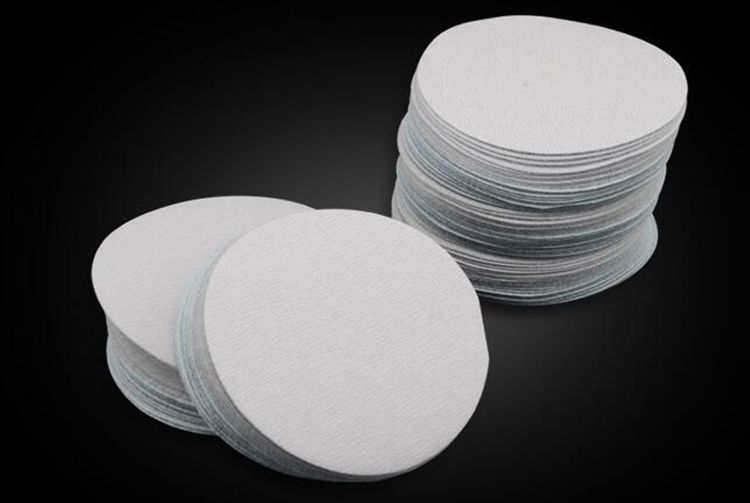 20pcs 5 Inch 125mm White Round Dry Scrub Sandpaper