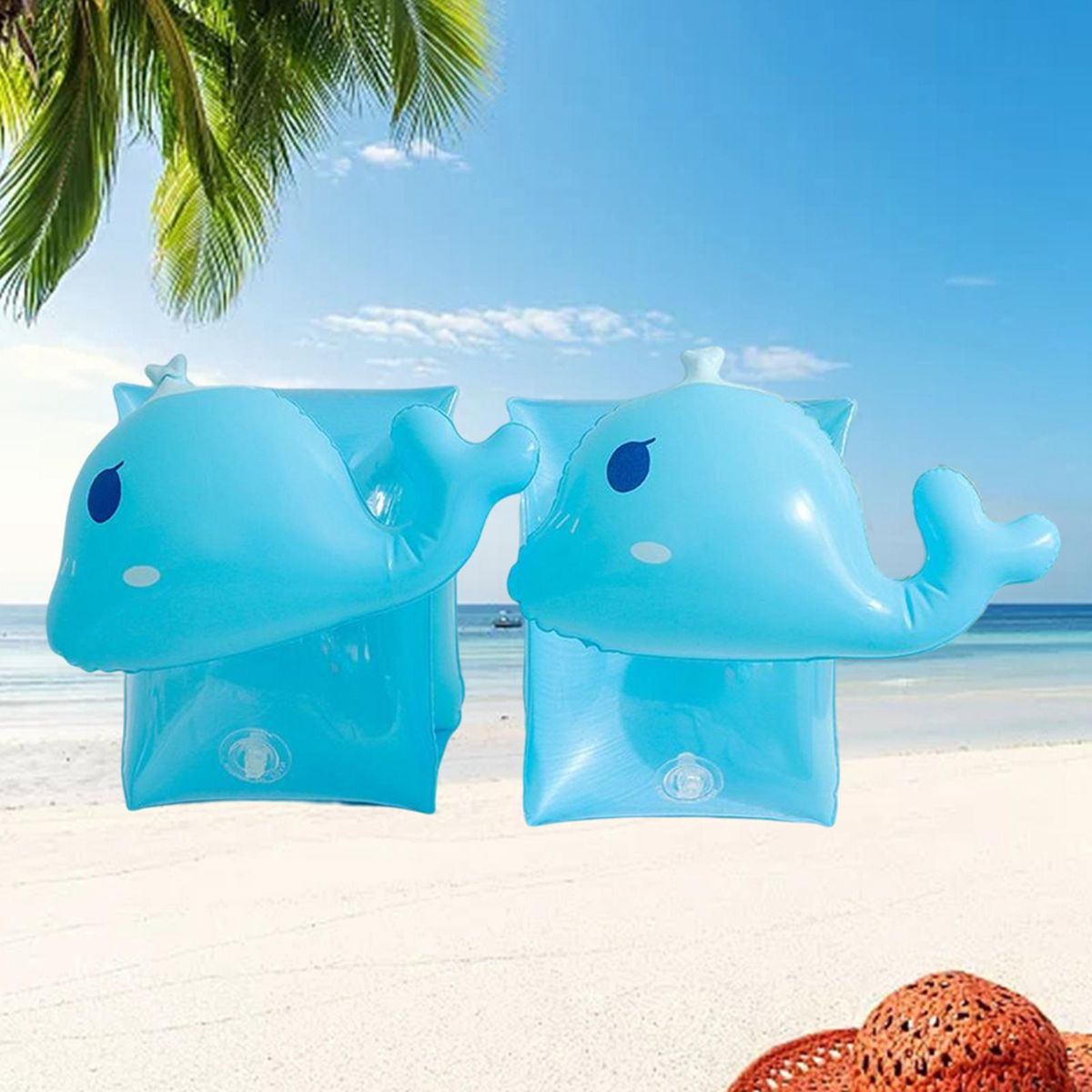 Kids Adult PVC Inflatable Swim Floats Arm Bands Floater Sleeves