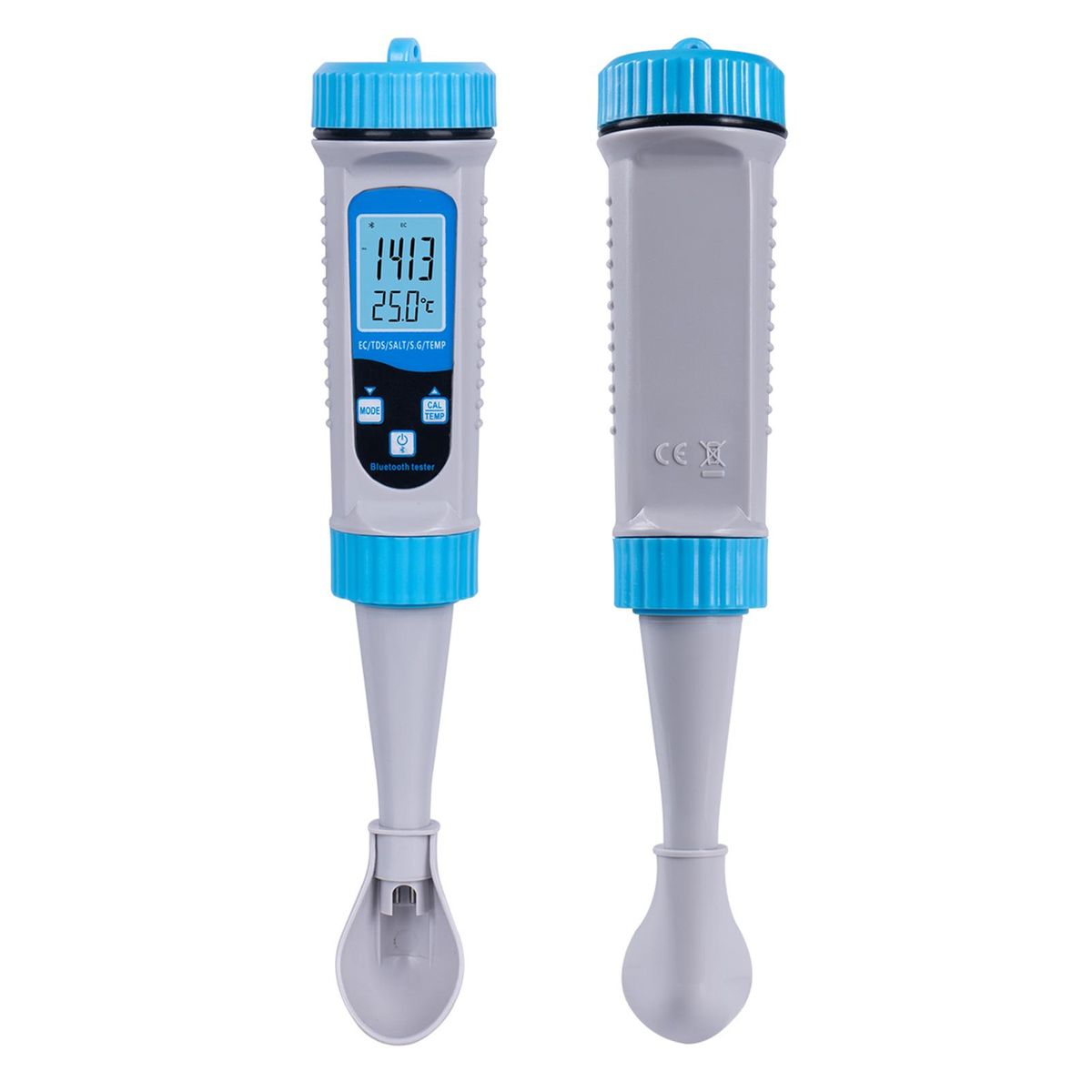5 in 1 Water Quality Tester Pool Water Tester EC/TDS/SALT/S.G/Temp Tester Water Testing Detector with Backlight for Aquaculture Drinking Water Swimming Pool Aquarium