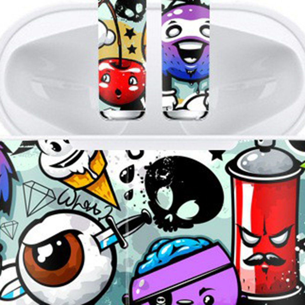 Cute Stickers Dedicated Stickers For  Headset Various Styles Fashion Suitable For I9 Series DIY-colorful-Q3-H0281