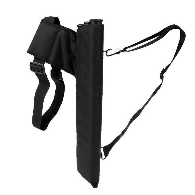 Outdoor Archery Hunting Bow Arrow Holder Belt Bag Arrow Back Black