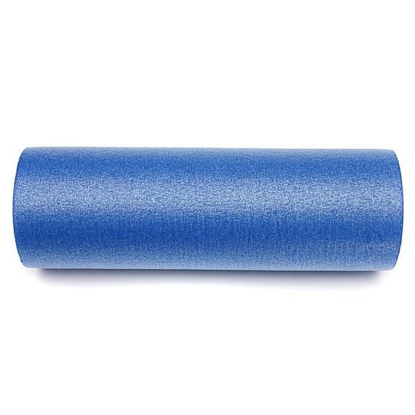 Yoga Foam Roller Pilate Massage Exercise Fitness Home Gym Smooth Surface 45cm Blue
