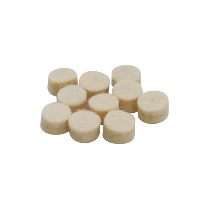 34pcs/set 1/8inch Soft Felt Polishing Buffing Burr