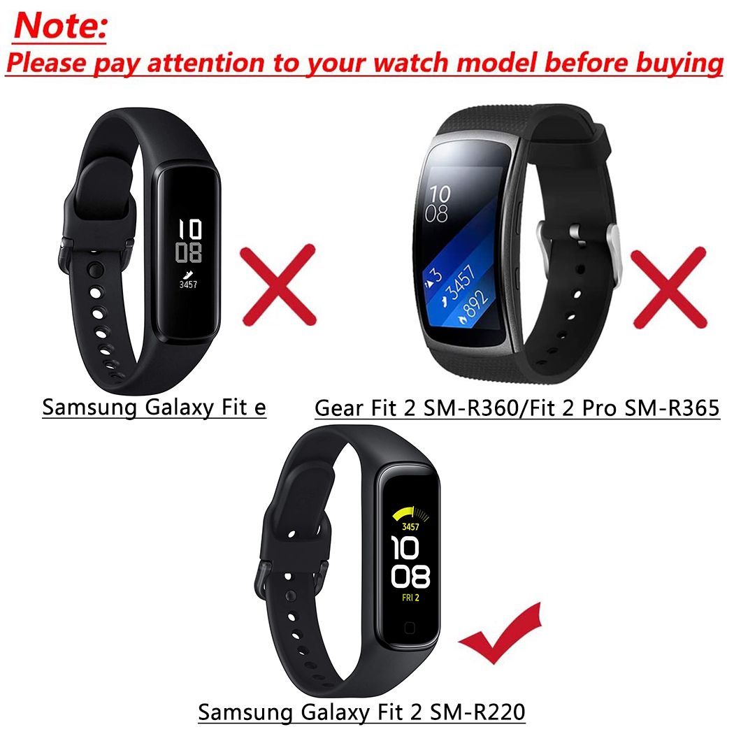 Silicone Sport Band Strap For Samsung Galaxy Fit 2