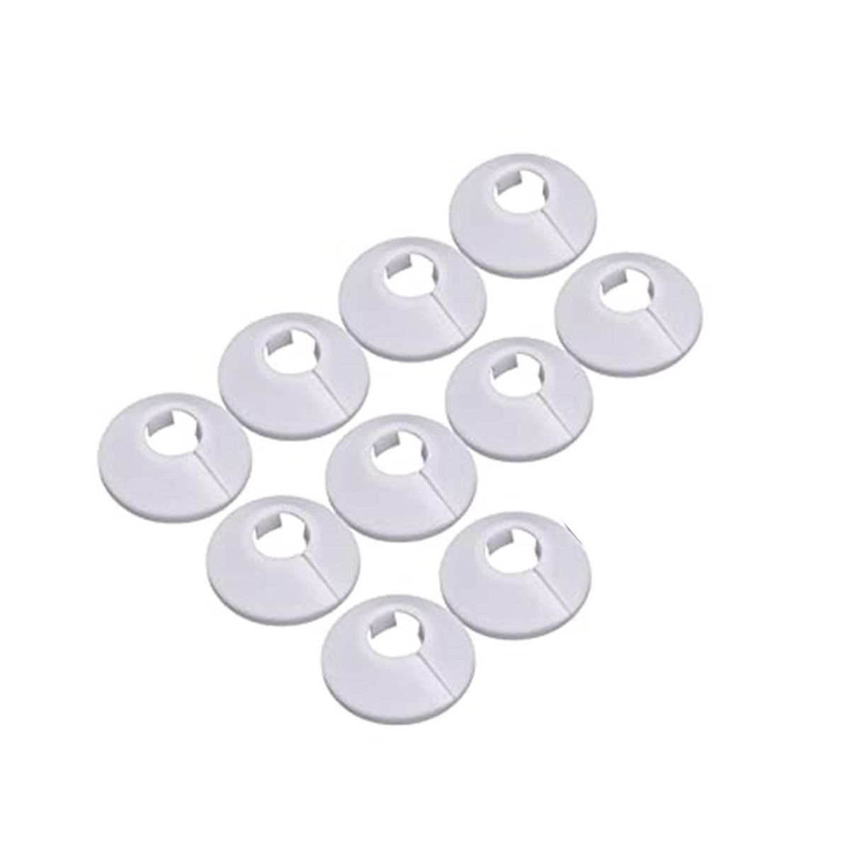 10Pcs Cover Decoration Cover Drain Trim White