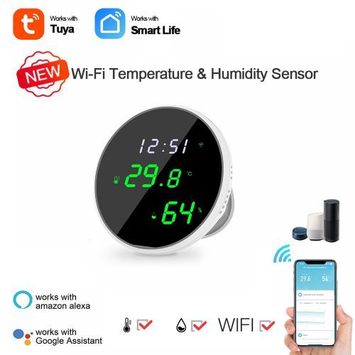 WiFi  Digital Temperature Humidity Meter APP Remote Control