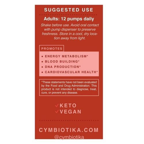 Synergy Vitamin B12 +  Fulvic Minerals 2 Oz