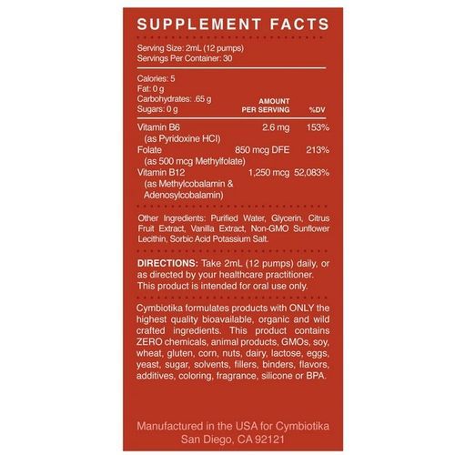 Synergy Vitamin B12 +  Fulvic Minerals 2 Oz