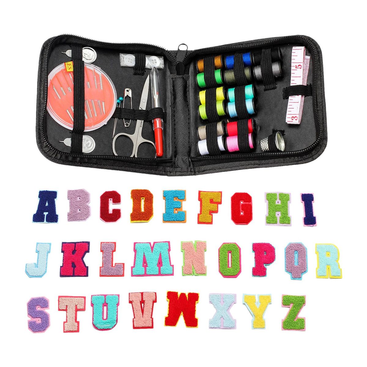Compact Hand Sewing Kit Beginner Supplies Thread Needles