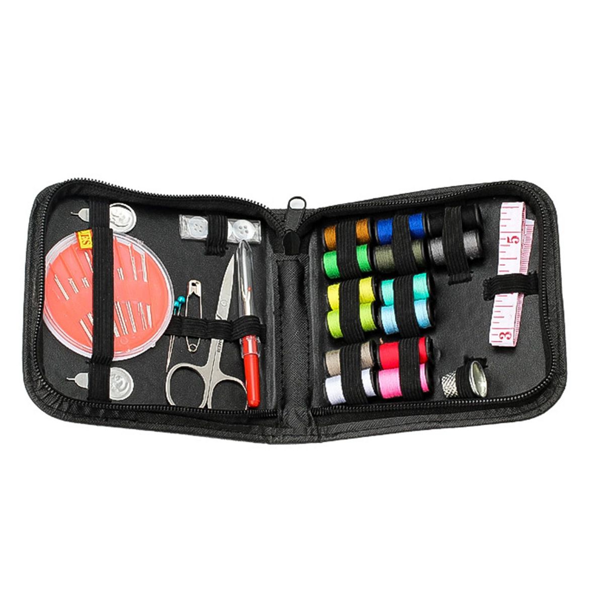 Compact Hand Sewing Kit Beginner Supplies Thread Needles