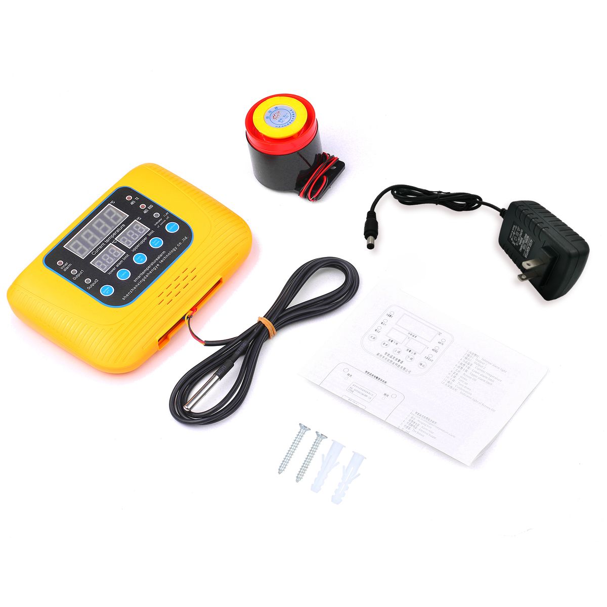 Digital Display Smart Temperature Alarm Buzzer Controller