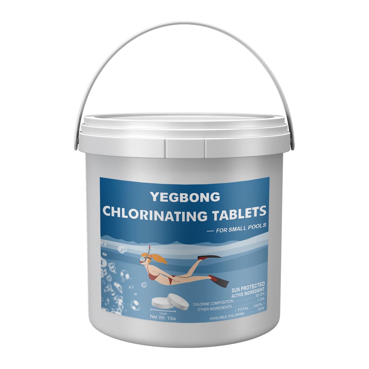 Pool Maintenance Tablets Clarify Water Chlorine Tablets B