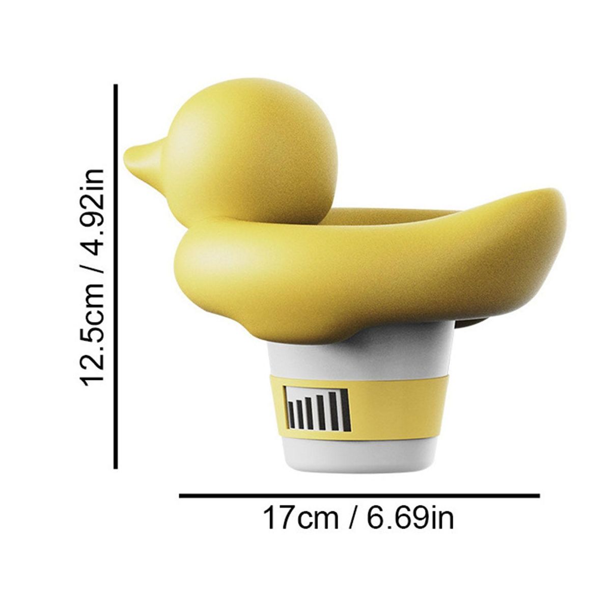 Pool Tablet Applicator Toilets Pool Floating Chlorine Dispenser Yellow