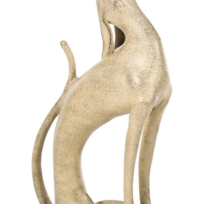 Tomfeel Upturned Dog Statue Aluminum Art Statue Home-