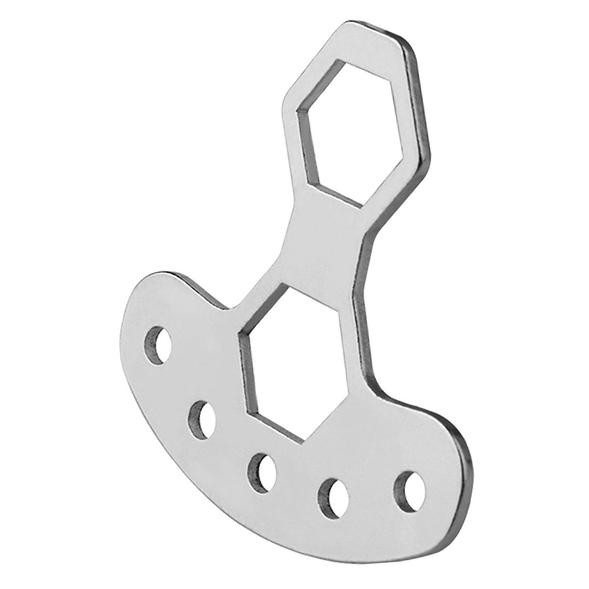 Fishing Reel Wrench Stainless Steel Baitcasting Reel Handle Screw Wrench Portable M7/M8 Nut Remove Tool Fishing Vessel Repair Tool Handle Knob Caps Open Tool