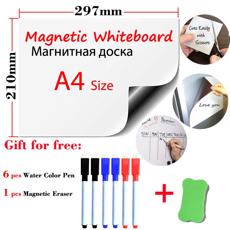 A4 Size Magnets Fridge Stickers School Student Kid