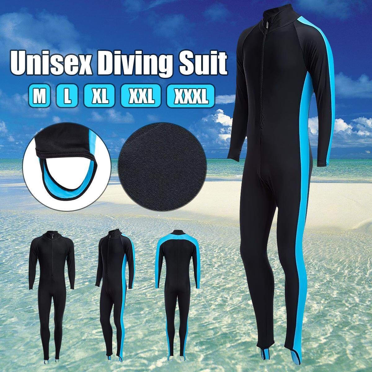 Unisex Watersport Sun Block Warm Scuba Diving Suit Wetsuit Swimming Jumpsuit XL XL