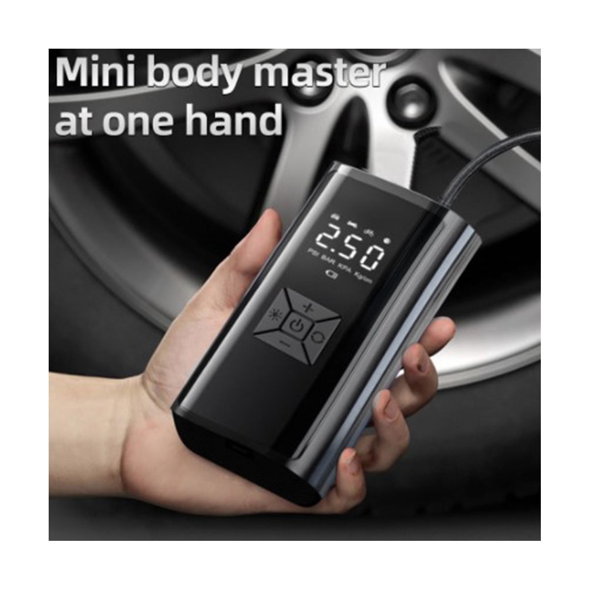 Portable Car Air Pump Tyre Inflator Smart Inflator Electric Inflator Pump A
