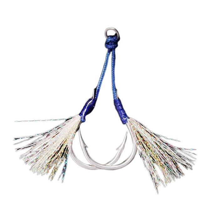 Strong  Assist Hooks Jigs Stainless Steel With Double Hooks Six