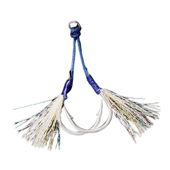 Strong  Assist Hooks Jigs Stainless Steel With Double Hooks Six