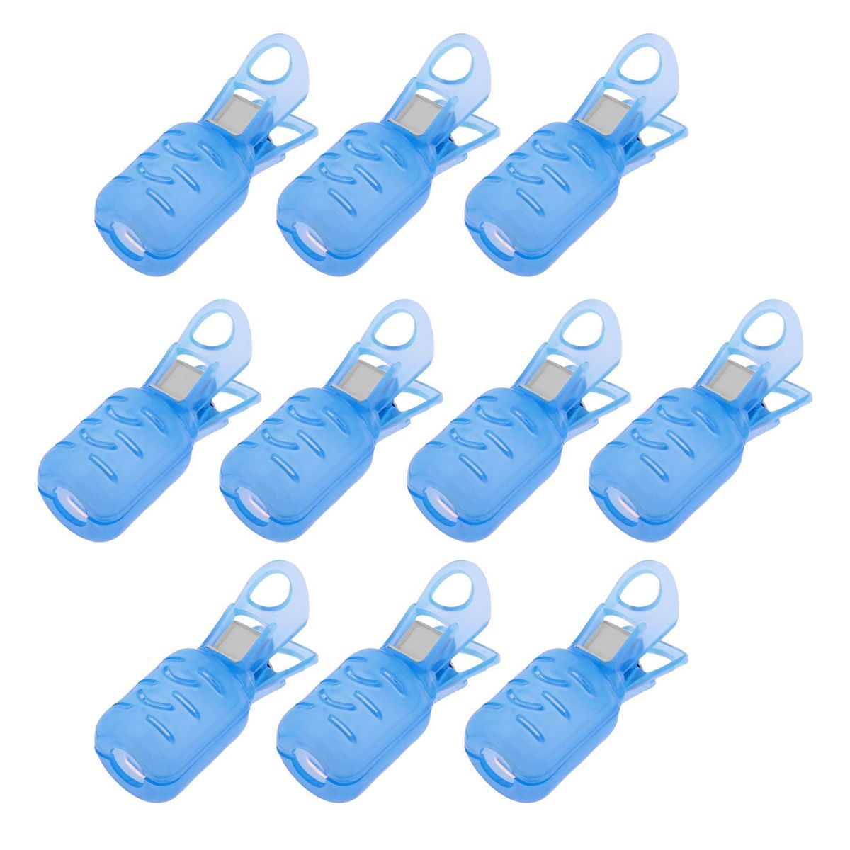 10x Squid Jig Protector 2 Sizes Hook Cover Bonnets Blue S