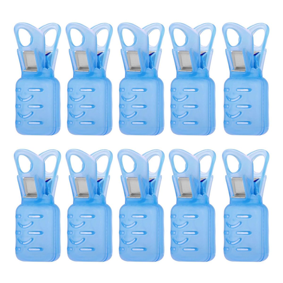 10x Squid Jig Protector 2 Sizes Hook Cover Bonnets Blue S