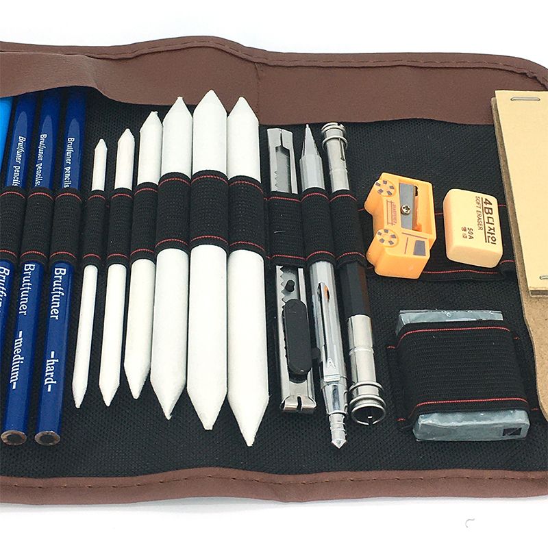 Professional 28/38pcs Sketch Pencil Set Sketching
