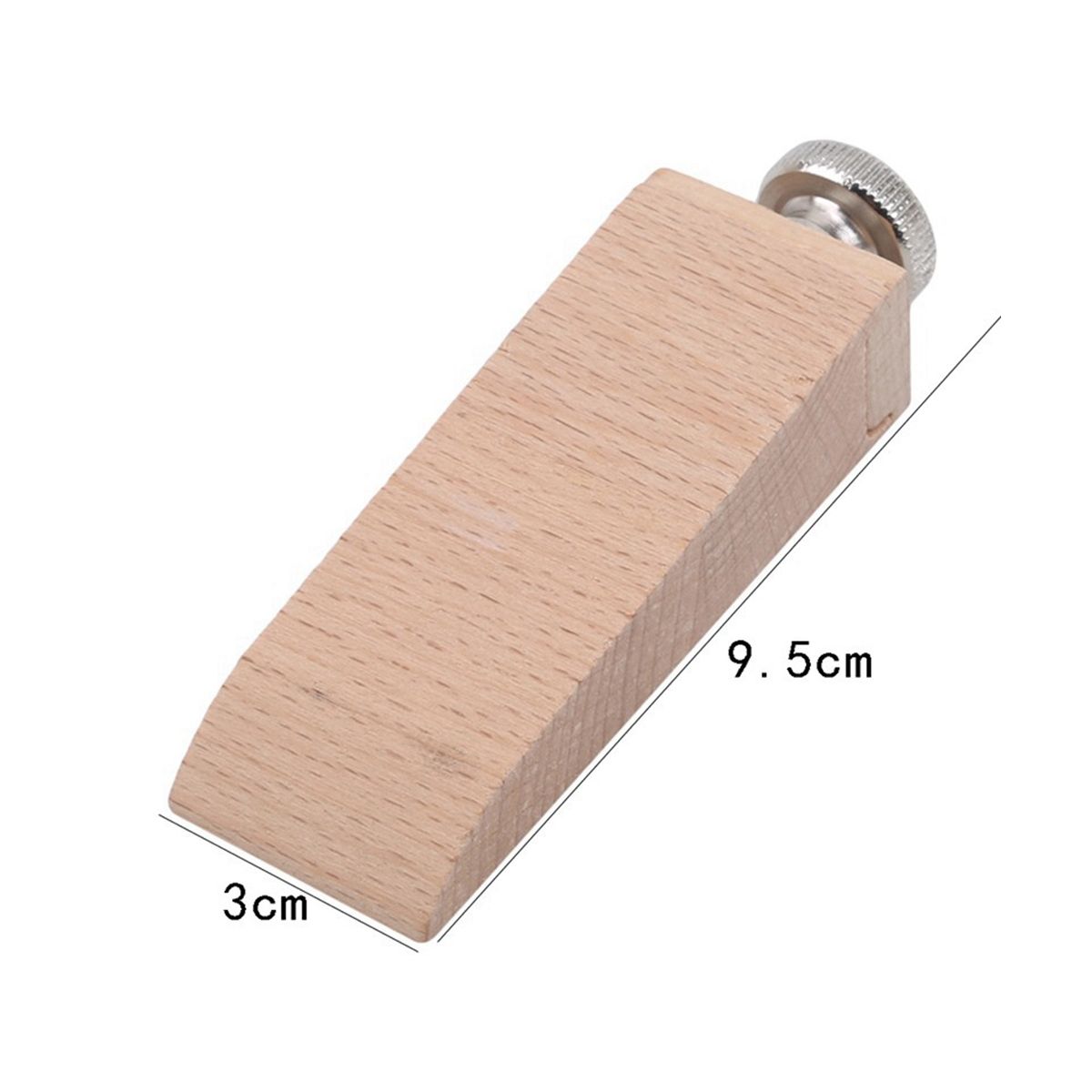 3Pcs Beech Sandpaper Grinding Block DIY Leather Trimming Edge Polishing Bevel Sandpaper Grinding Block Wear Resistance
