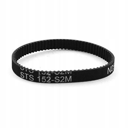 S2M-152 76 teeth 6mm width black rubber toothed industrial timing belt