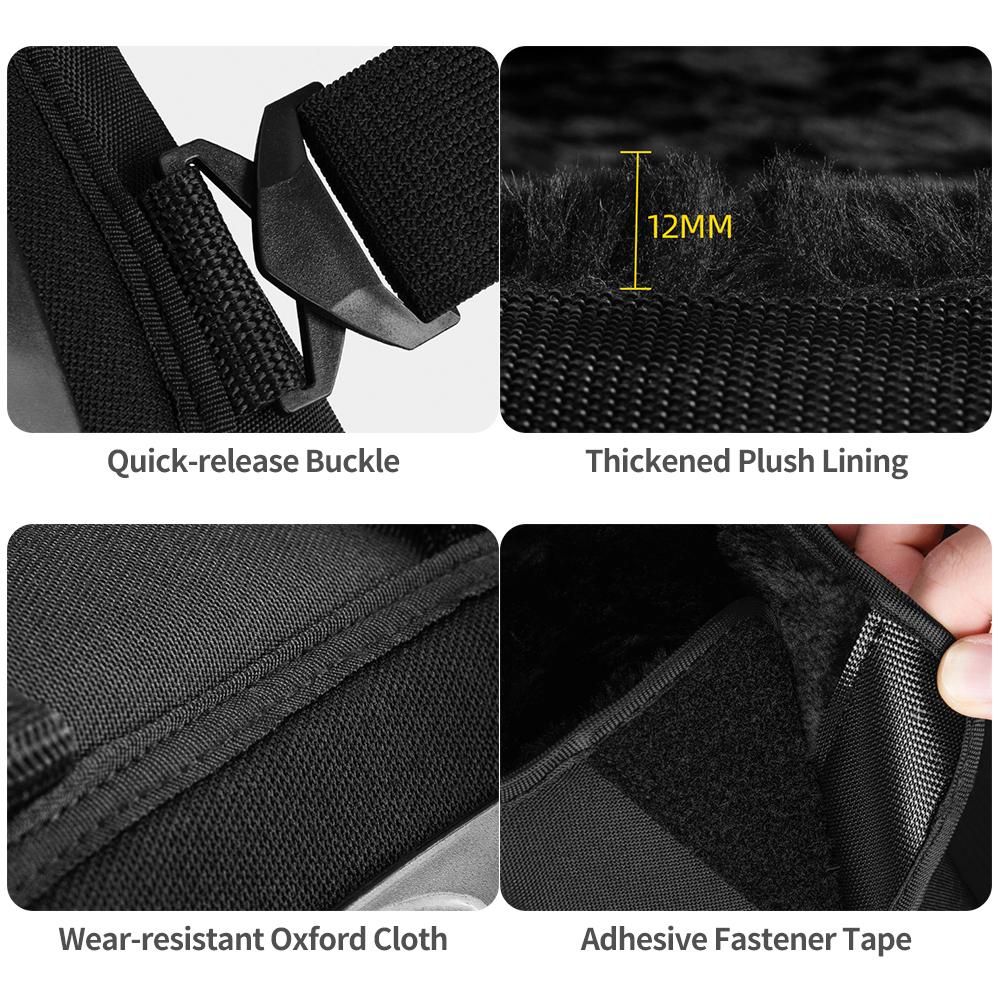 Motorcycle Knee Pads Elbow Pads Set Anti-Slip Windproof Elbow Knee Guards Protection Armor for Cycling Racing Motorcross Protective Gear