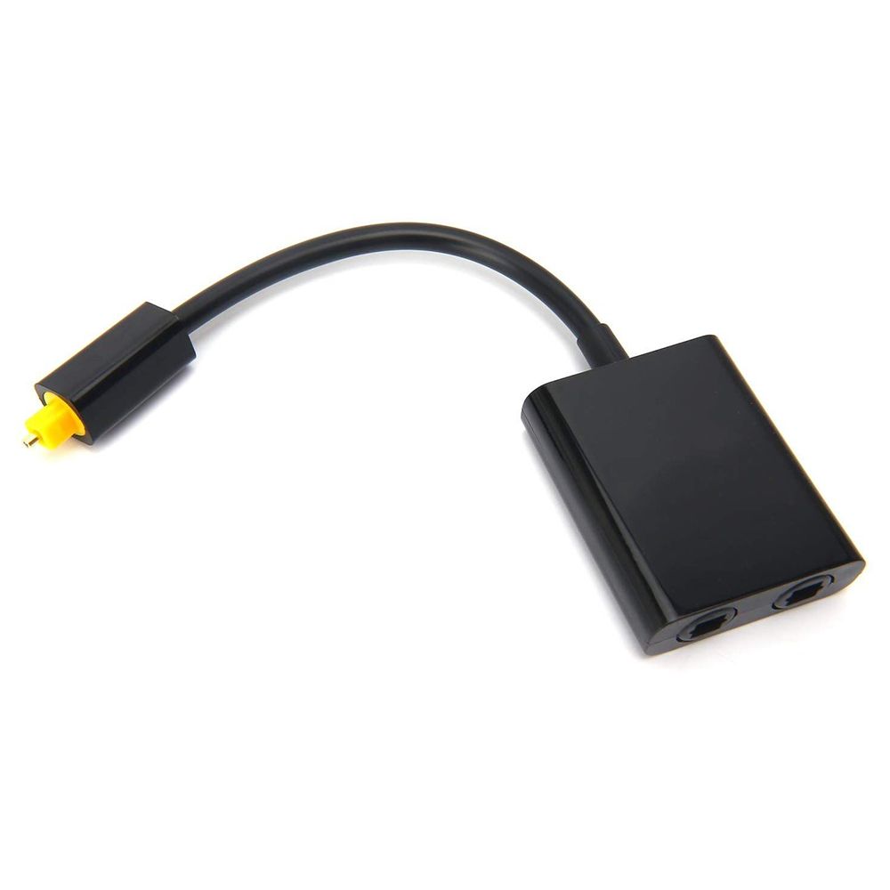 Digital Toslink Fiber Optical Splitter 1 In 2 Out Audio