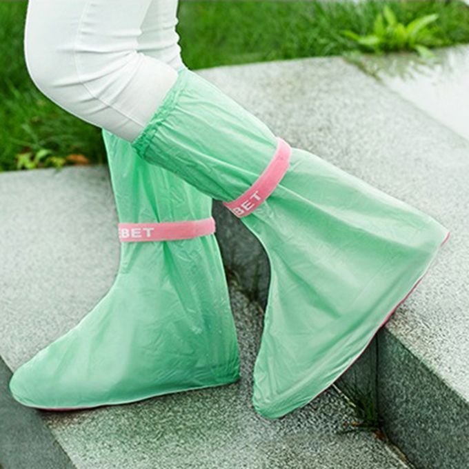 1 Pair Outdoor Waterproof Non-slip Overshoes-Transparent