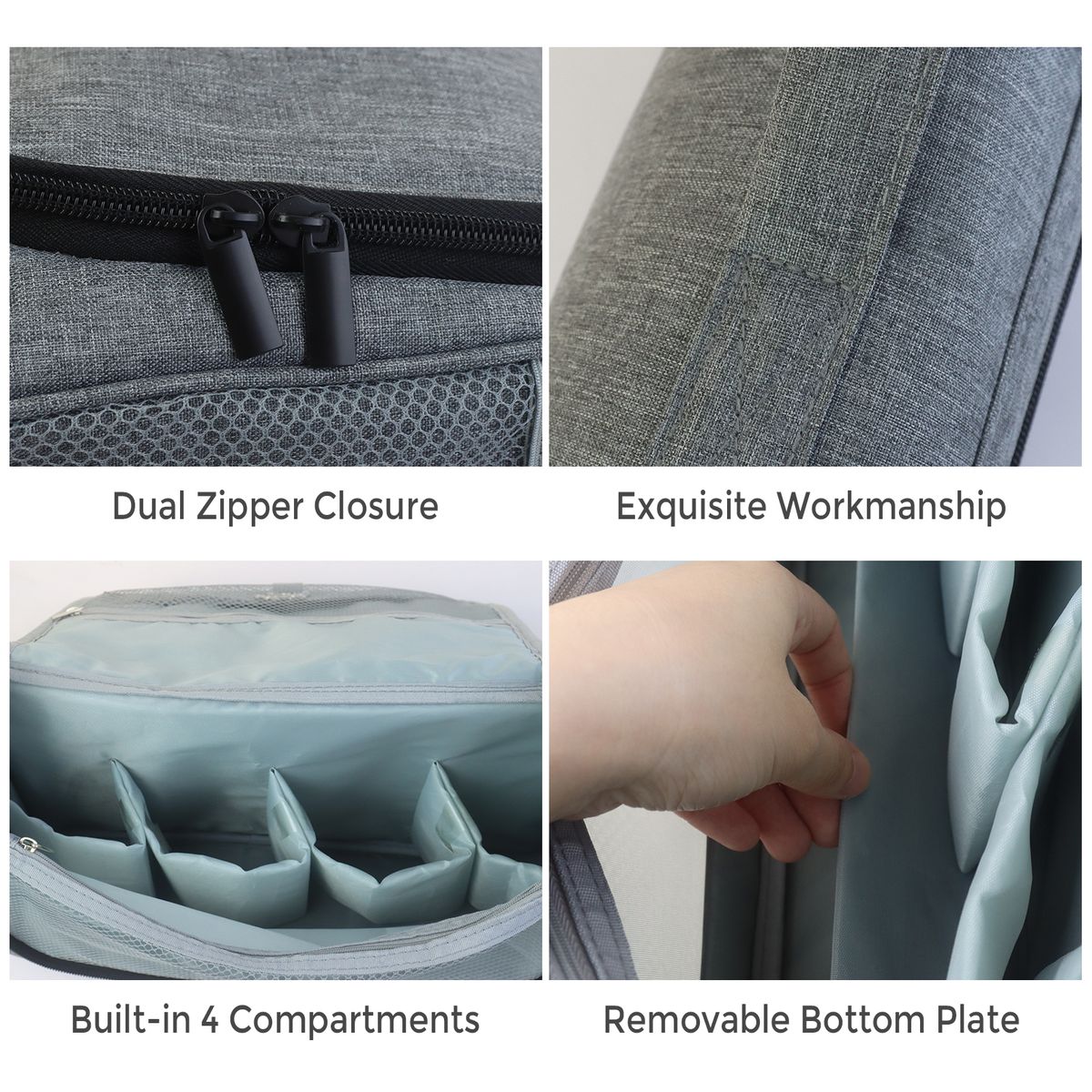 Hanging Travel Toiletry Bag For Women And Men Bathroom