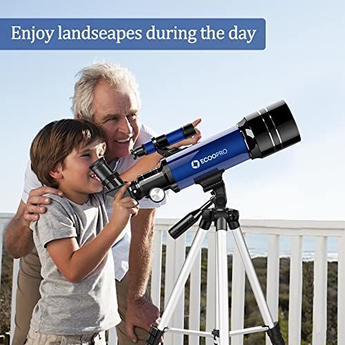 Telescope For Kids Beginners Adults 70mm Astronomy Refractor