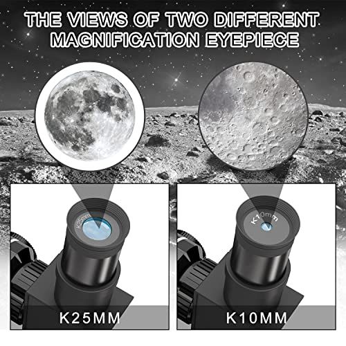 Telescope For Kids Beginners Adults 70mm Astronomy Refractor
