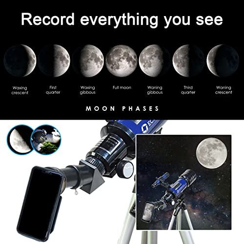Telescope For Kids Beginners Adults 70mm Astronomy Refractor