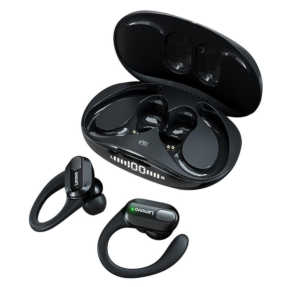 Lenovo thinkplus XT80 Wireless BT Sport Earphone Mini Headphones with Mic Charging Case Hi-Fi Stereo Sound Noise Reduction HD Call Smart Fast Pair Compatible with iOS Android System