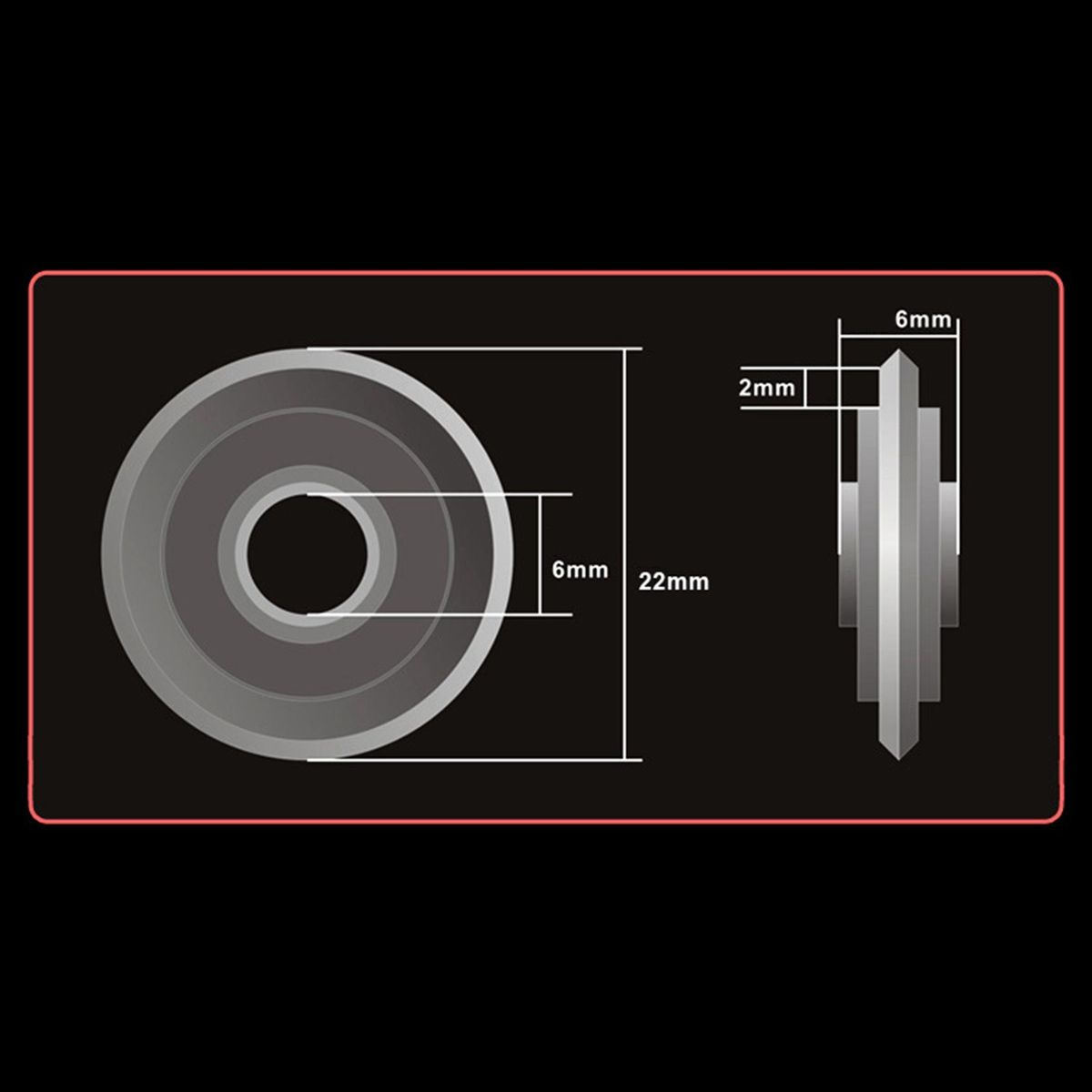 Cutting Machine Bearing Wheel Replacement Wall