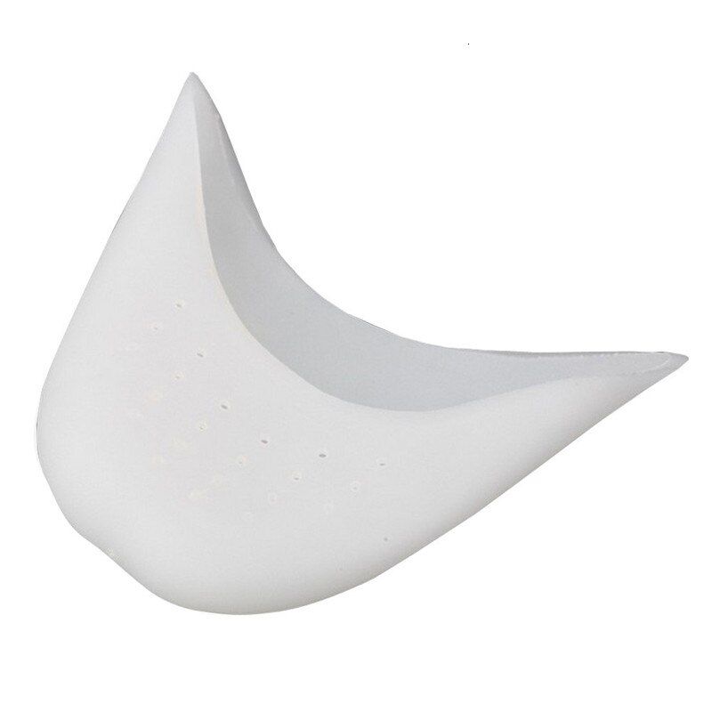 2pcs Feet Finger Protector Silicone Pointe Toe Cap Cover For Toes Soft Pads Protectors For Pointe Shoes Feet Care Tools-white 2pcs