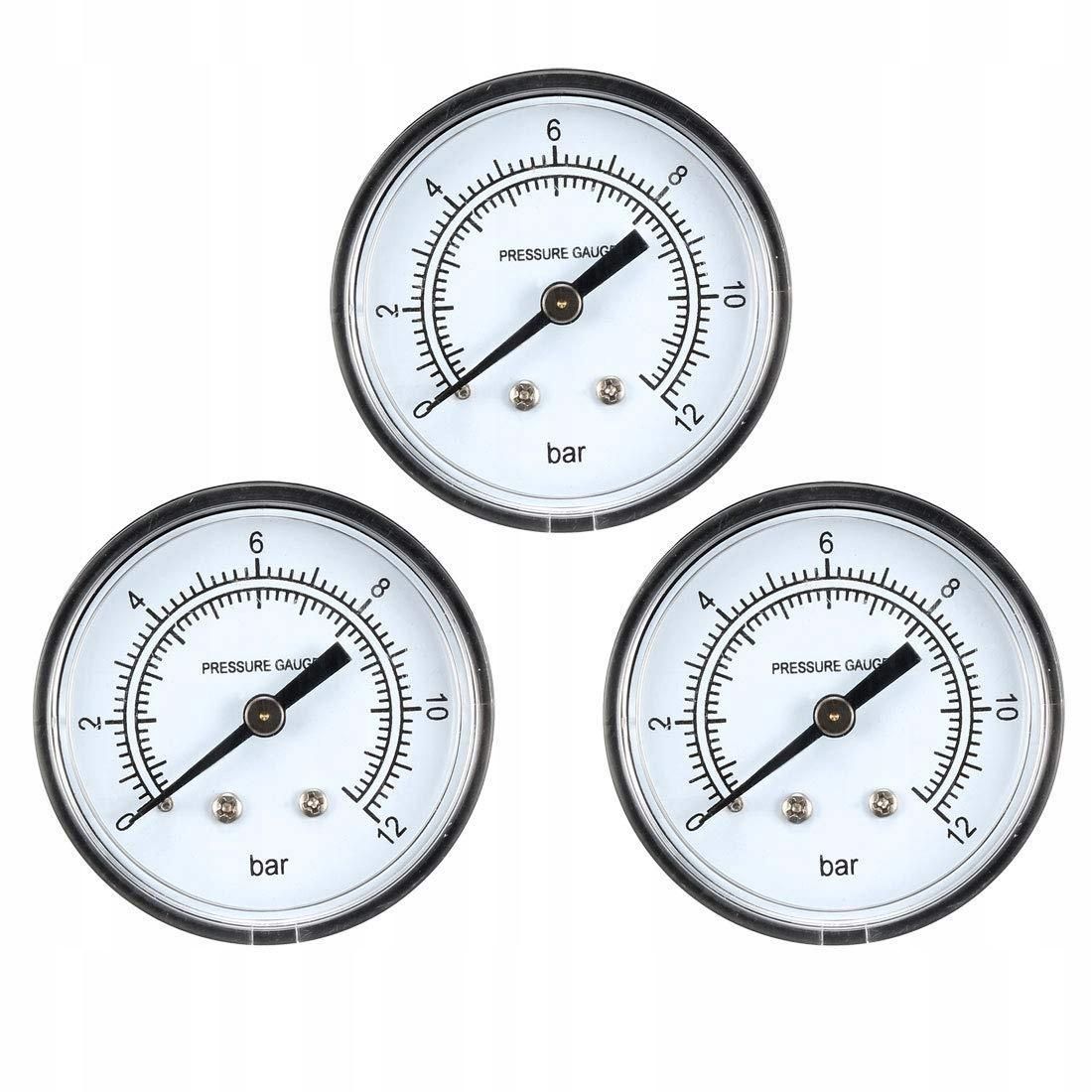 Dry Pressure Gauge Dual Scale 0-12bar 2
