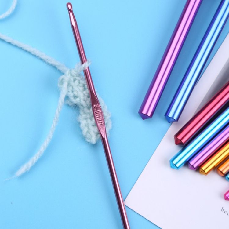 26 PCS/Set Single Head Crochet DIY Knitting Tool Material