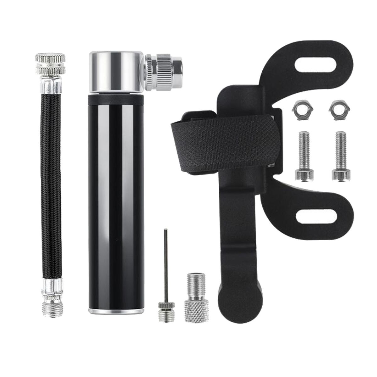 Mini Bike Pump Super Fast Tire Inflation Portable Bicycle
