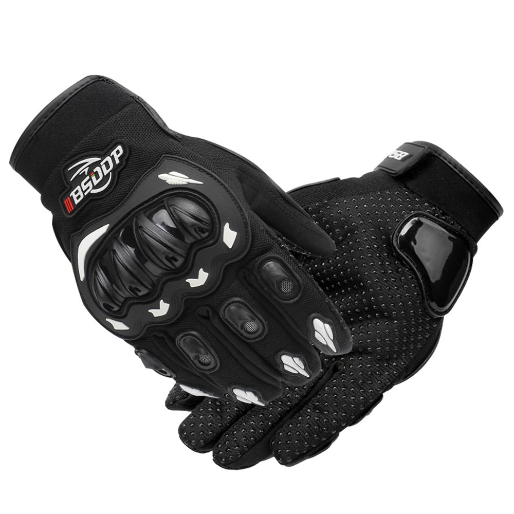 Men's Motorcycle Gloves Touching Screen Full Finger-L
