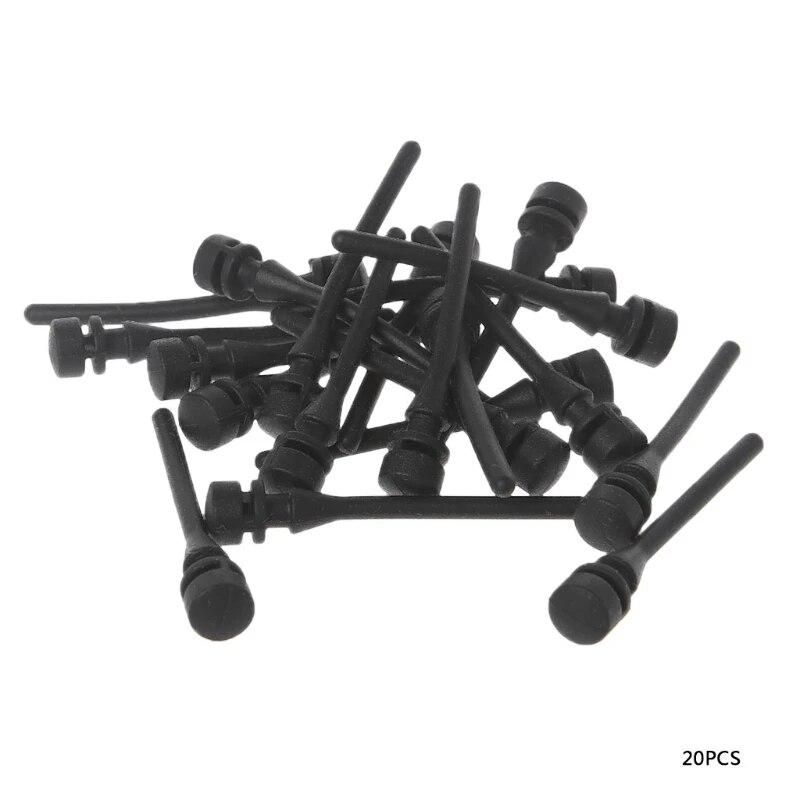 20Pcs Computer Case Fan Anti Noise Vibration Silicone Screws Shock Absorption