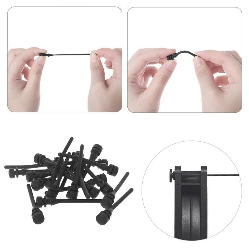 20Pcs Computer Case Fan Anti Noise Vibration Silicone Screws Shock Absorption