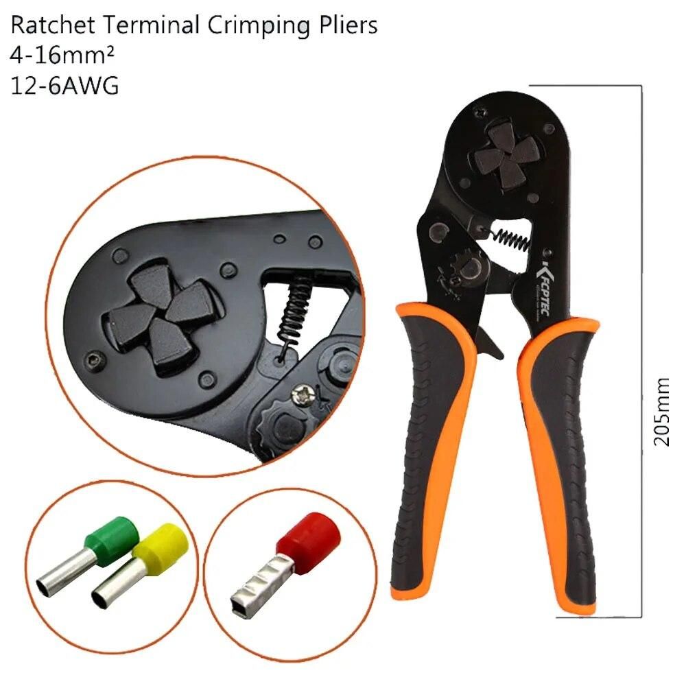 Tubular Insulated Terminal Crimping Pliers
