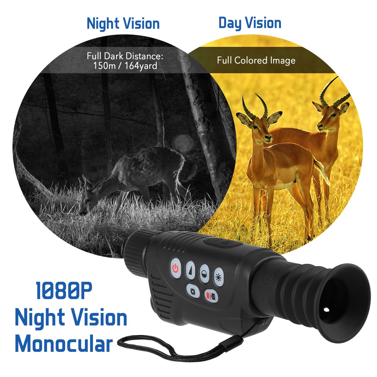 2x Digital Night Vision Monocu-lar Video Photo Nightshot